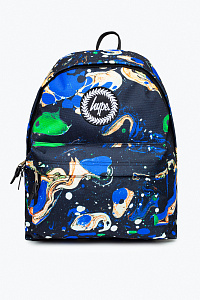 BTS20197 рюкзак BLUE MARBLE BACKPACK HYPE